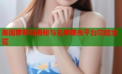 美国萝莉岛揭秘与名单曝光平台功能全览