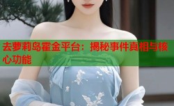 去萝莉岛霍金平台：揭秘事件真相与核心功能