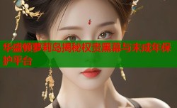 华盛顿萝莉岛揭秘权贵黑幕与未成年保护平台
