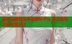 奥巴马萝莉岛录像揭秘平台 直击真相功能引爆关注