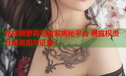 克林顿萝莉岛独家揭秘平台 揭露权贵丑闻真相与证据