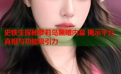 史铁生探秘萝莉岛黑暗内幕 揭示平台真相与功能吸引力