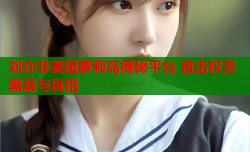 刘亦非美国萝莉岛揭秘平台 直击权贵黑幕与真相
