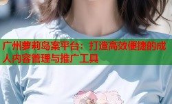 广州萝莉岛案平台：打造高效便捷的成人内容管理与推广工具