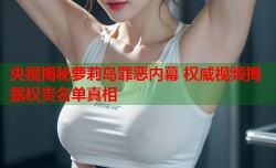 央视揭秘萝莉岛罪恶内幕 权威视频揭露权贵名单真相