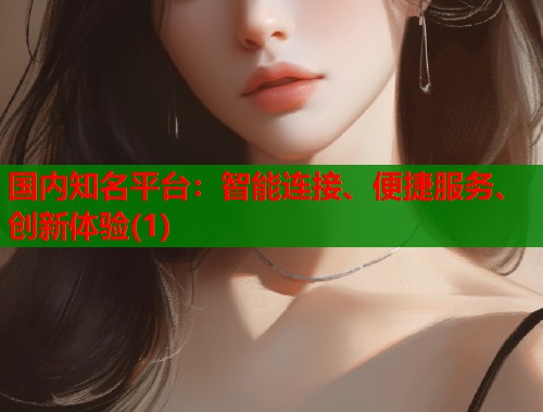 国内知名平台：智能连接、便捷服务、创新体验(1)  第1张