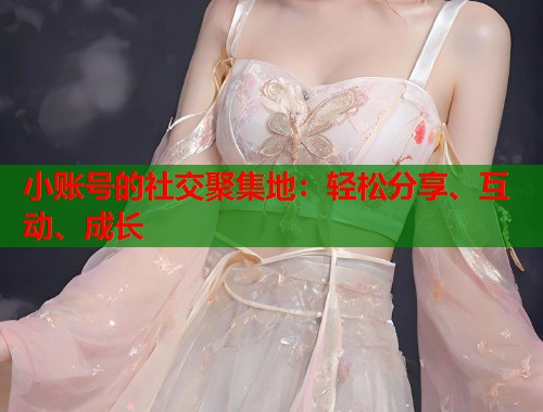 小账号的社交聚集地：轻松分享、互动、成长  第1张