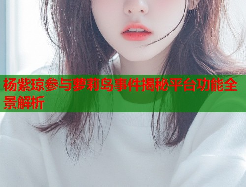 杨紫琼参与萝莉岛事件揭秘平台功能全景解析  第2张