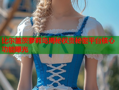 比尔盖茨萝莉岛揭秘权贵秘密平台核心功能曝光  第1张