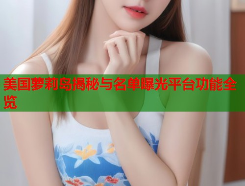 美国萝莉岛揭秘与名单曝光平台功能全览  第1张